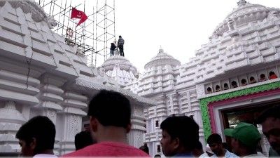 नीलचक्र अवं ध्वजा स्थापना